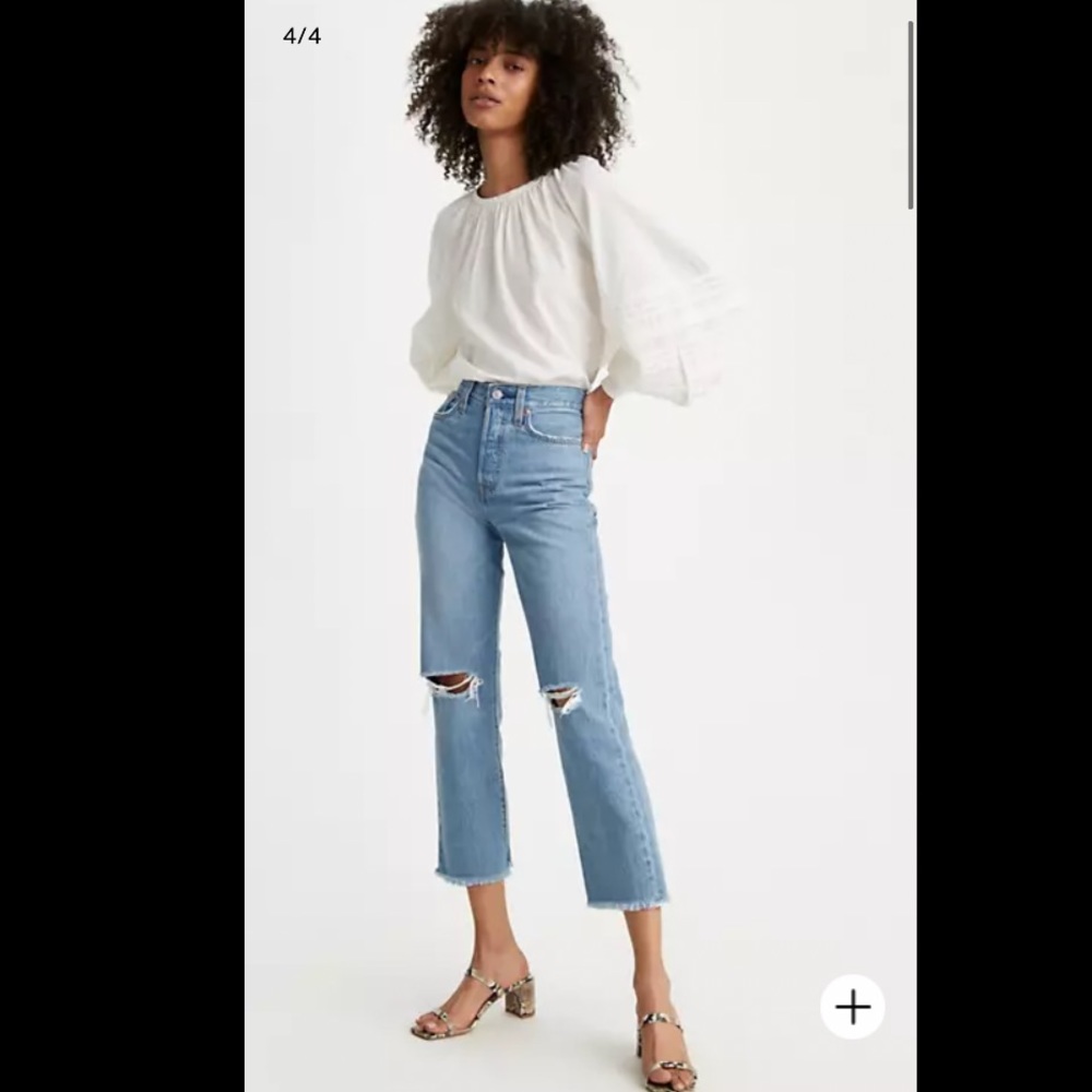 LEVIS NWT wedgie straight jeans 32x26 - Picture 2 of 4